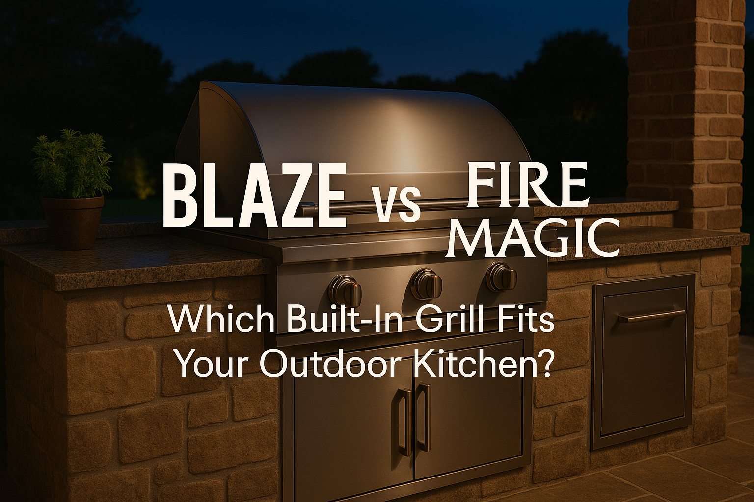 Blaze vs Fire Magic: Which Grill Is Better for Houston Outdoor Kitchens?