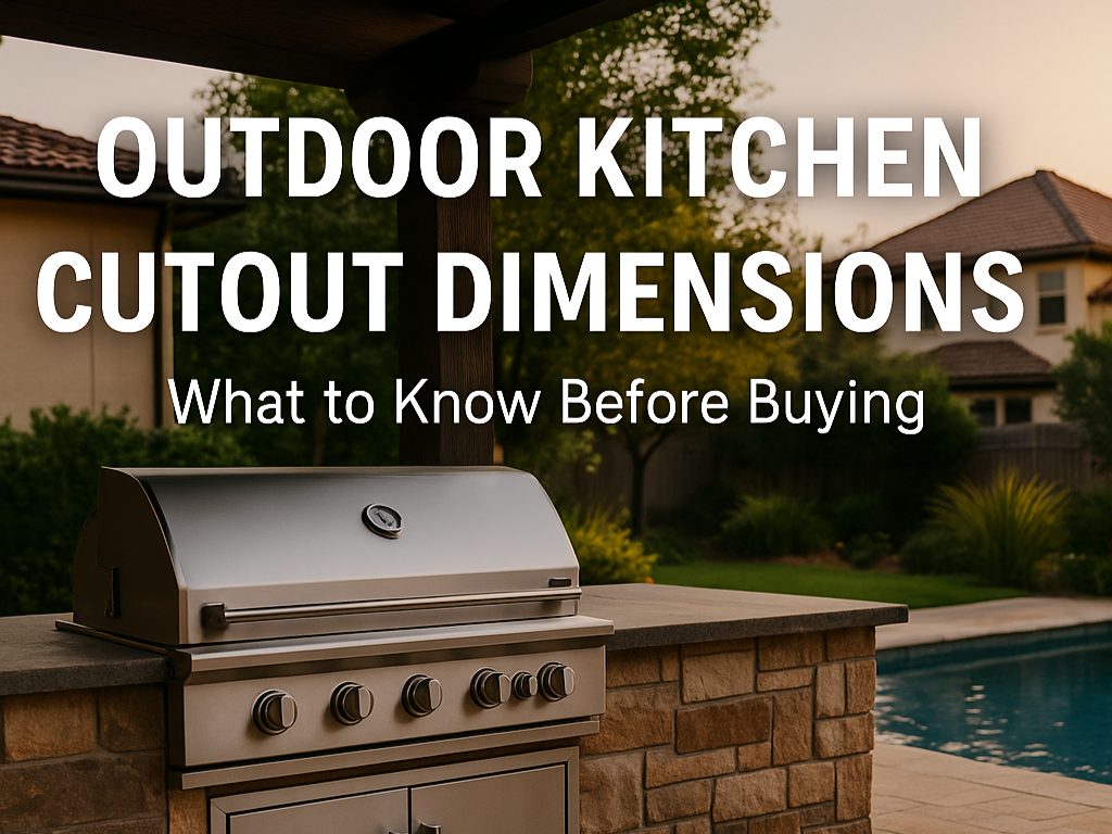 Outdoor Kitchen Cutout Dimensions: What You Must Know Before Buying a Grill (Houston Builder’s Guide)
