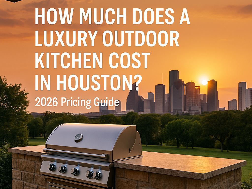 How Much Does a Luxury Outdoor Kitchen Cost in Houston? (2026 Price Guide)