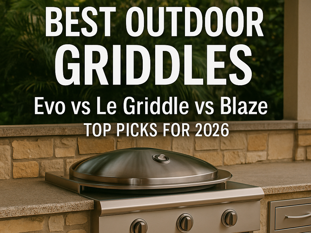 Best Outdoor Griddles for Houston Outdoor Kitchens: Evo vs Le Griddle vs Blaze (2026 Guide)