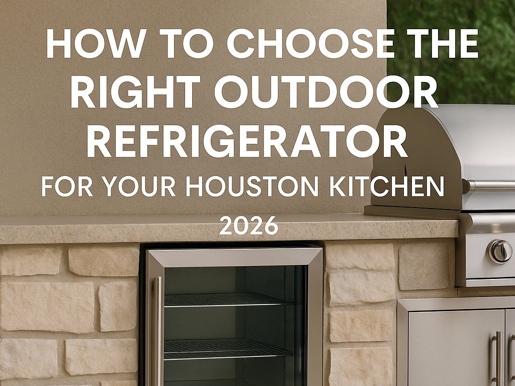 Best Outdoor Refrigerators for Houston Outdoor Kitchens (2026 Buyer’s Guide)