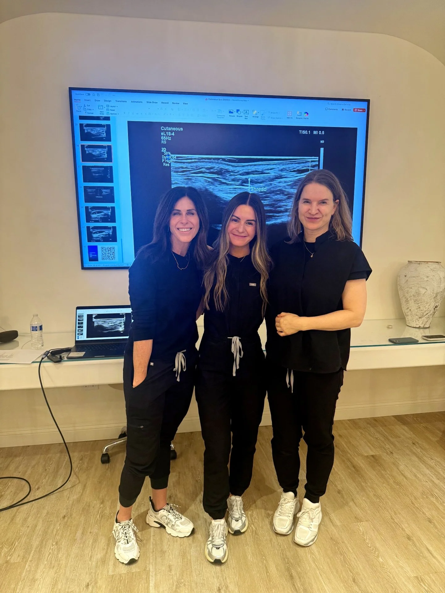 Standing between two women I deeply admire. Learning from Nicola Lowrey and Leonie Shelke, leaders who set the bar for integrity, anatomy, and patient safety.

&ldquo;We used to think the world was flat&hellip; and then we discovered it was round.&rd