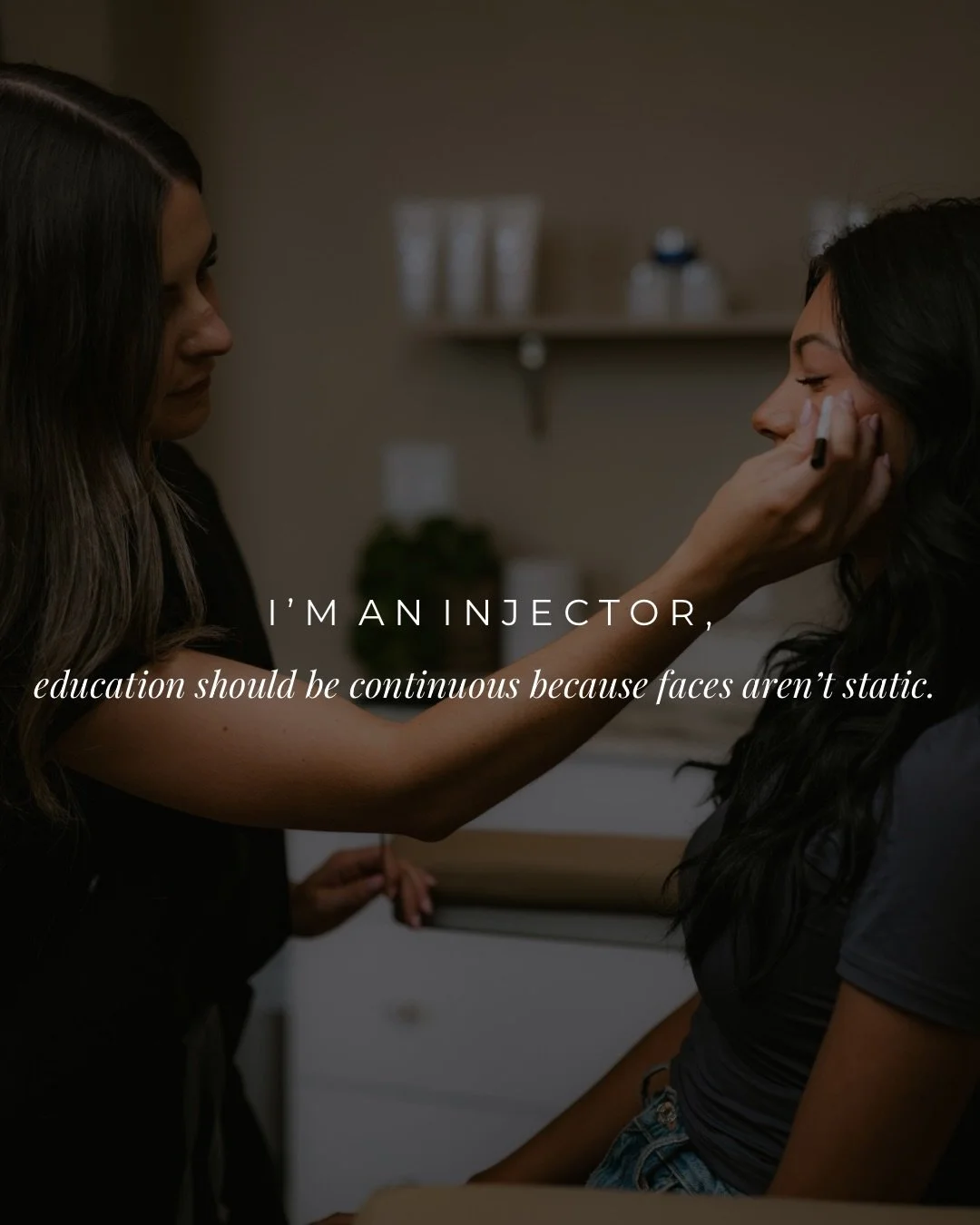 I&rsquo;m an injector, and my practice will forever be guided by education, science + intention.
&bull;
&bull;
&bull;
#aesthetics #nurseinjector