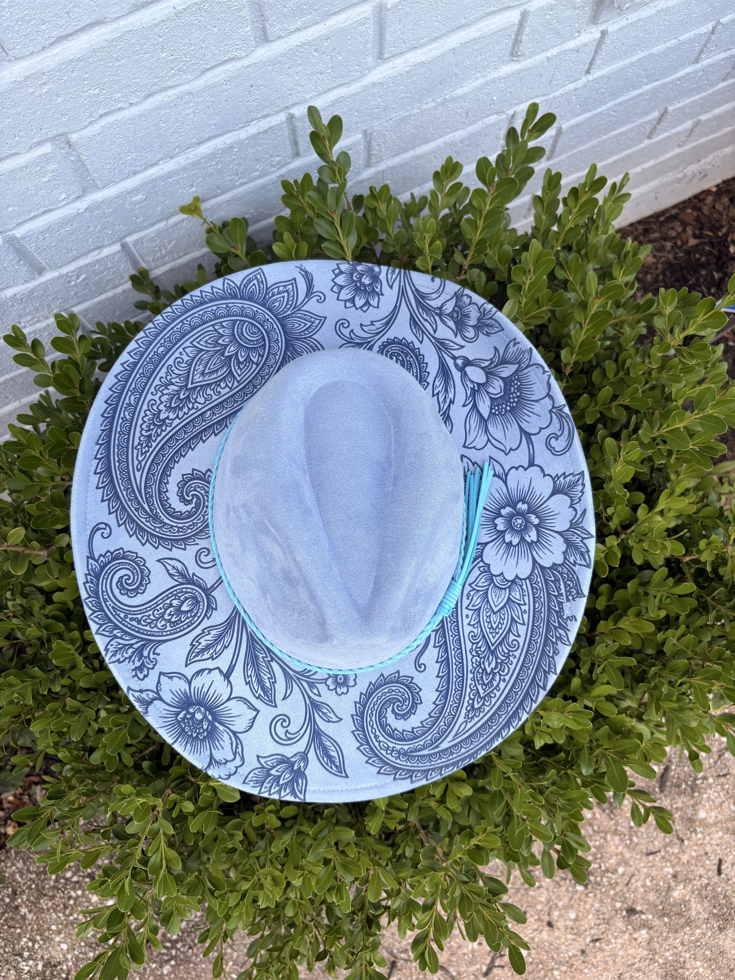 Paisley Design- Cowboy & Fedora Hat