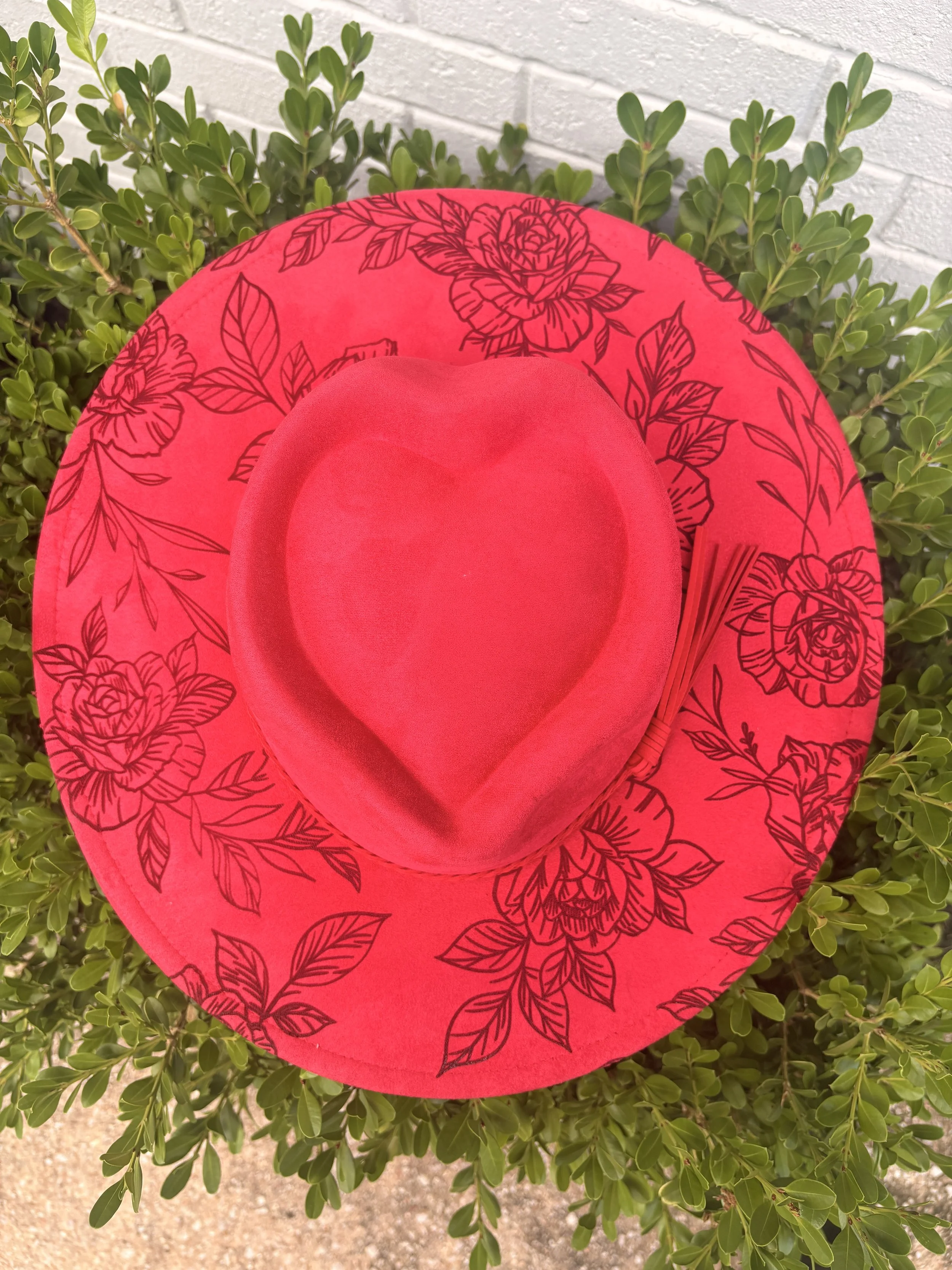 Roses Design- Cowboy & Fedora Hat