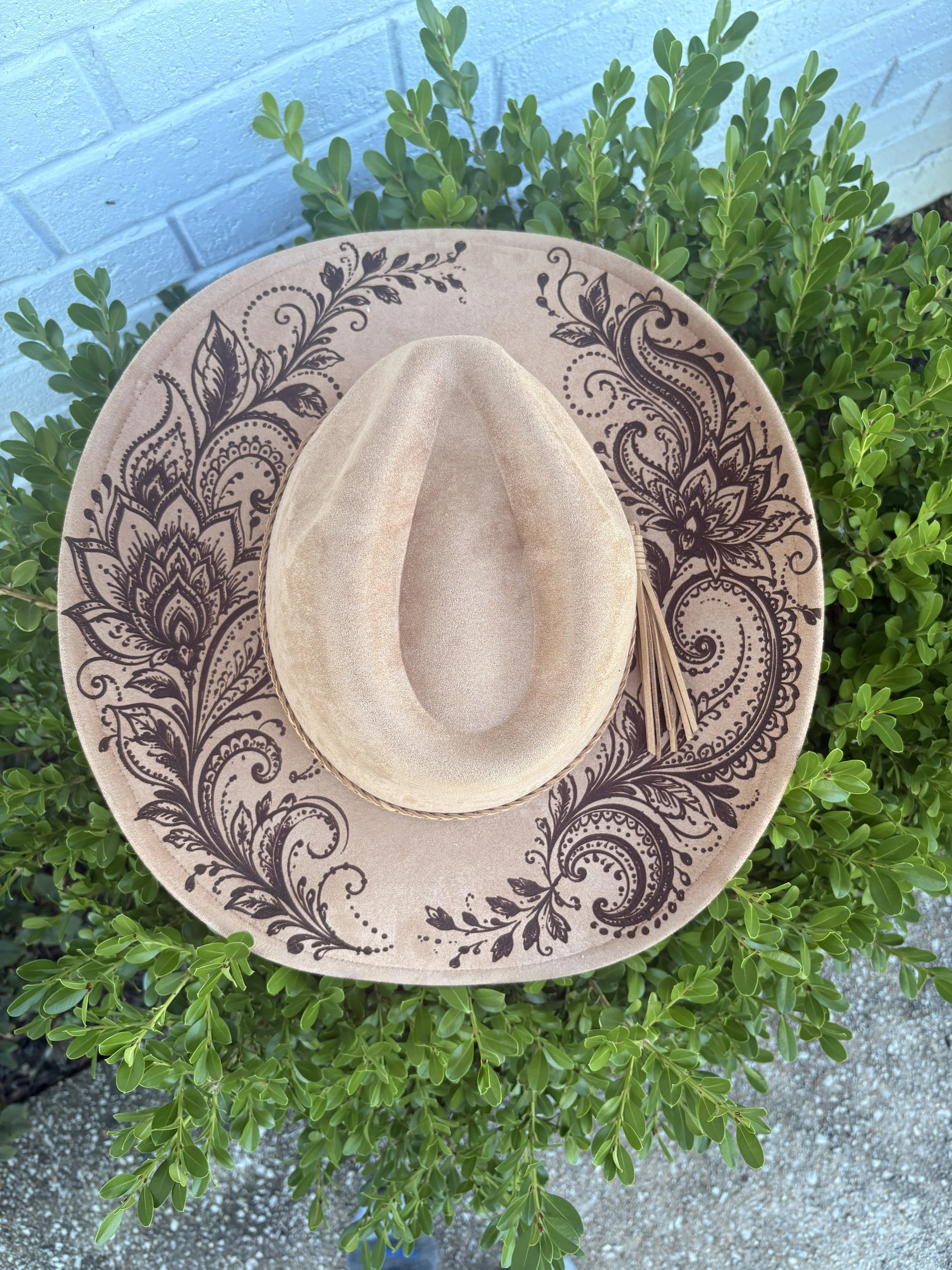 Henna Design- Cowboy & Fedora Hat