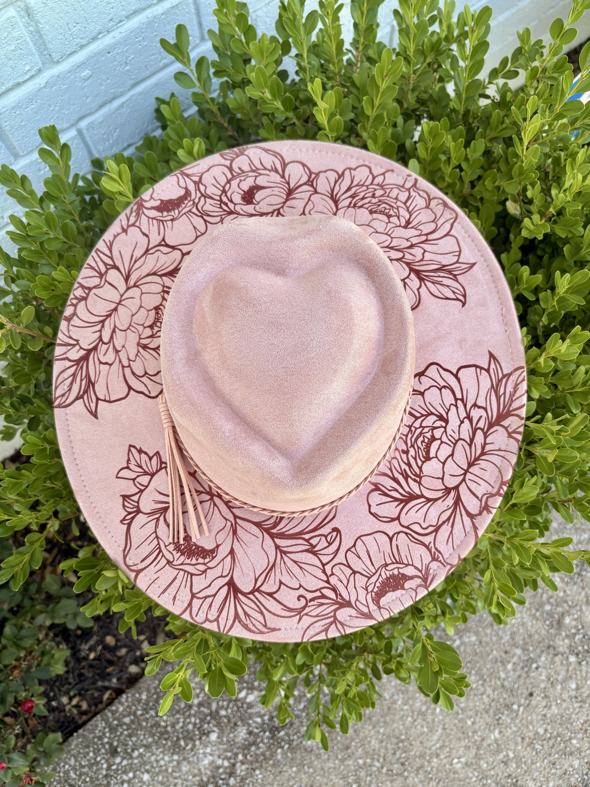 Peony Design- Cowboy & Fedora Hat
