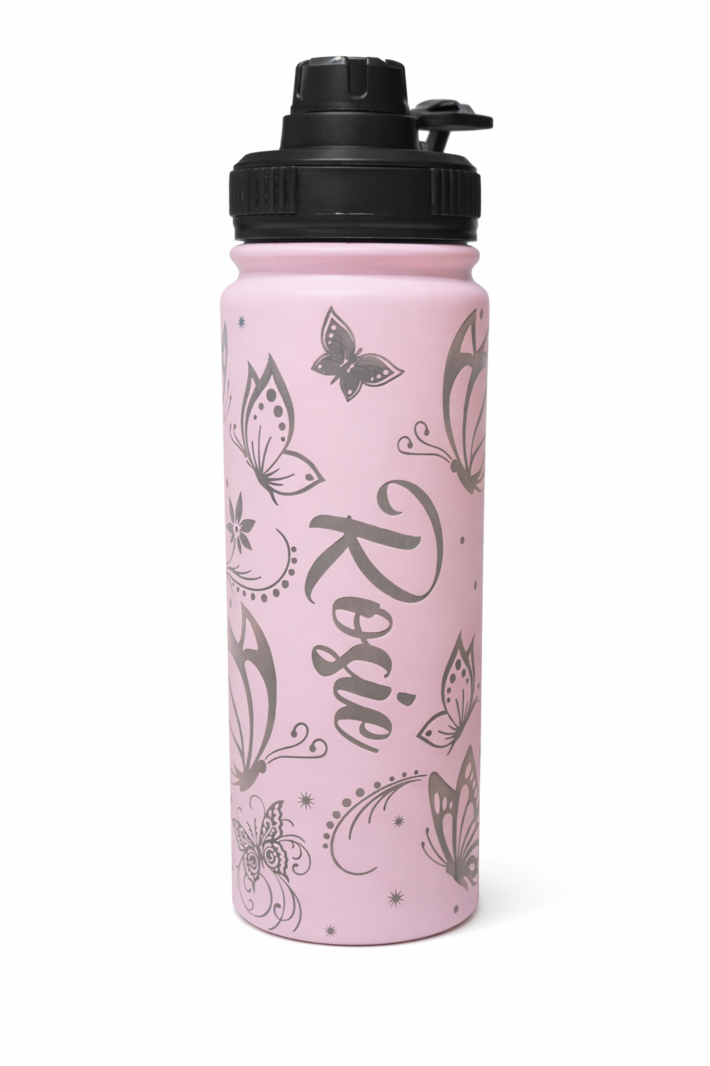 Personalized Kids Butterfly Water Bottle