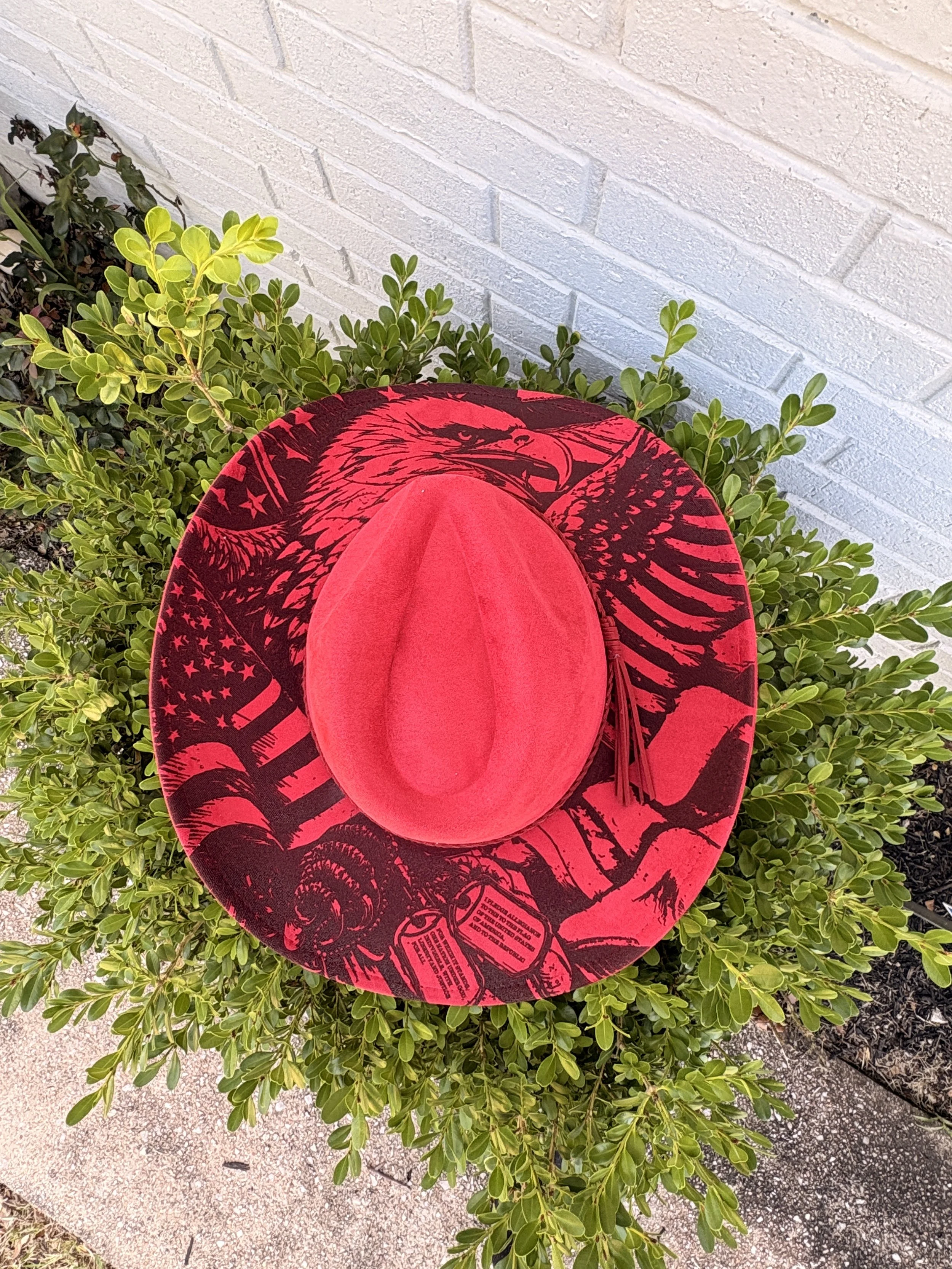 Patriotic Eagle- Cowboy & Fedora Hat