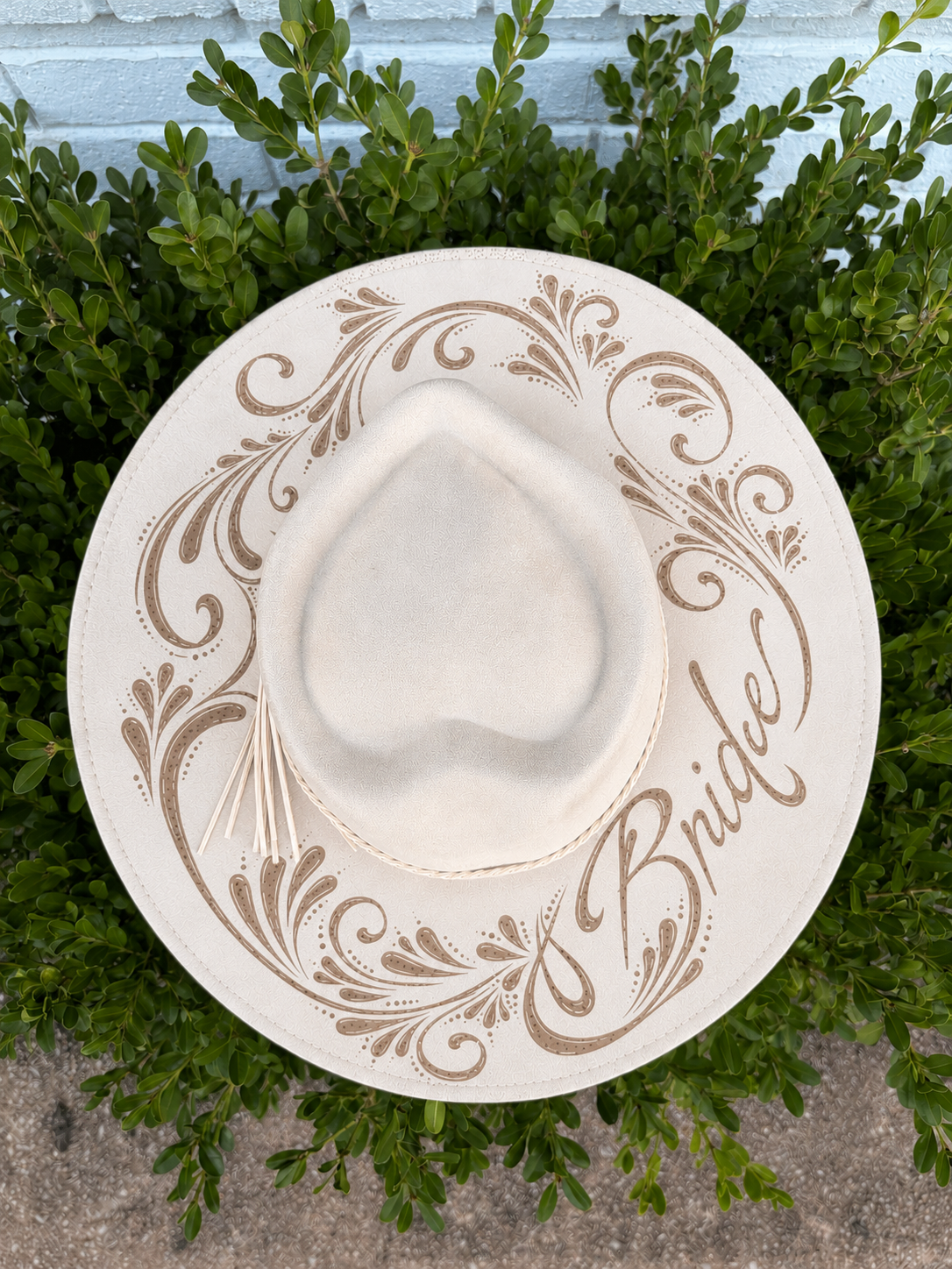 Bride- Cowboy & Fedora Hat