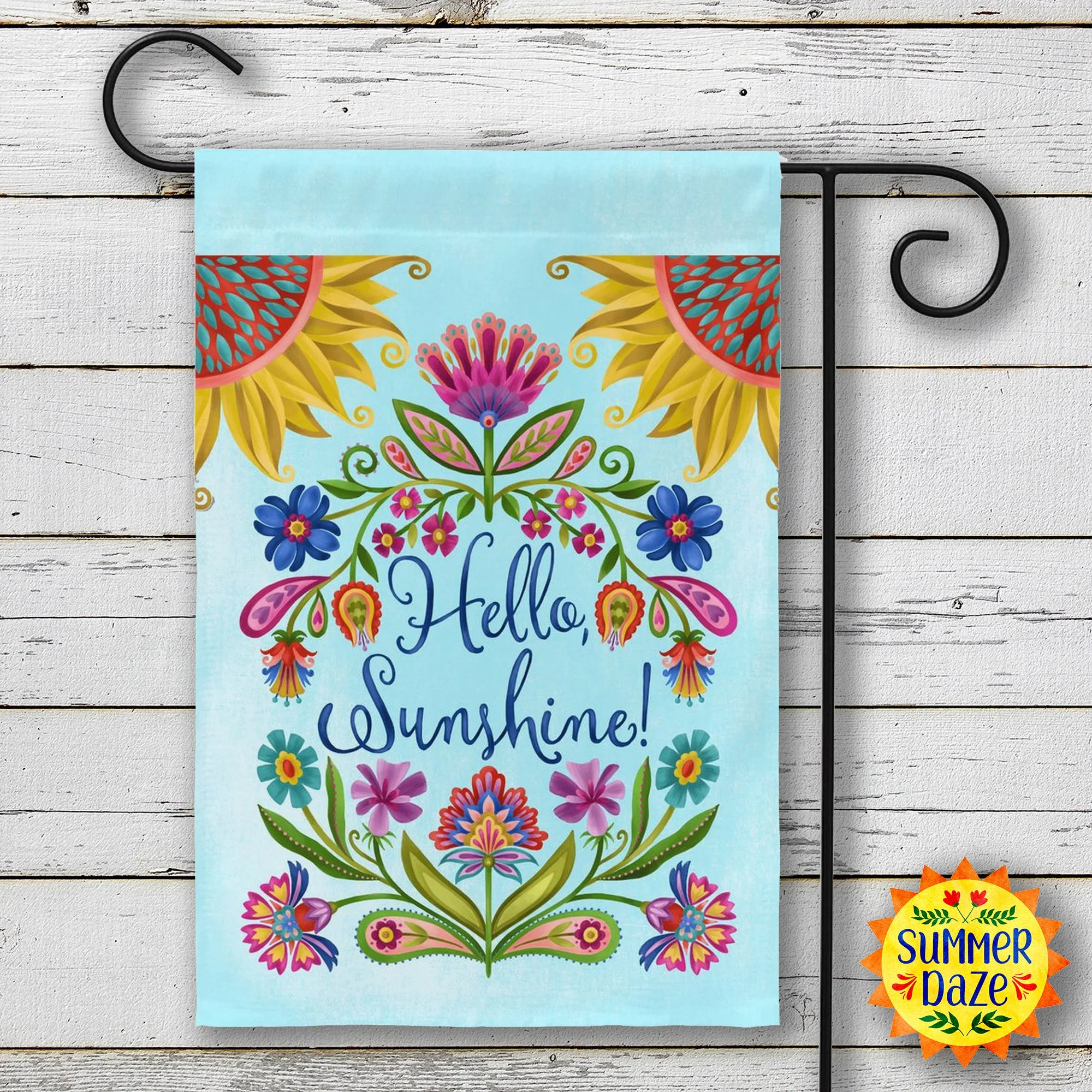 'Hello Sunshine!' Garden Flag