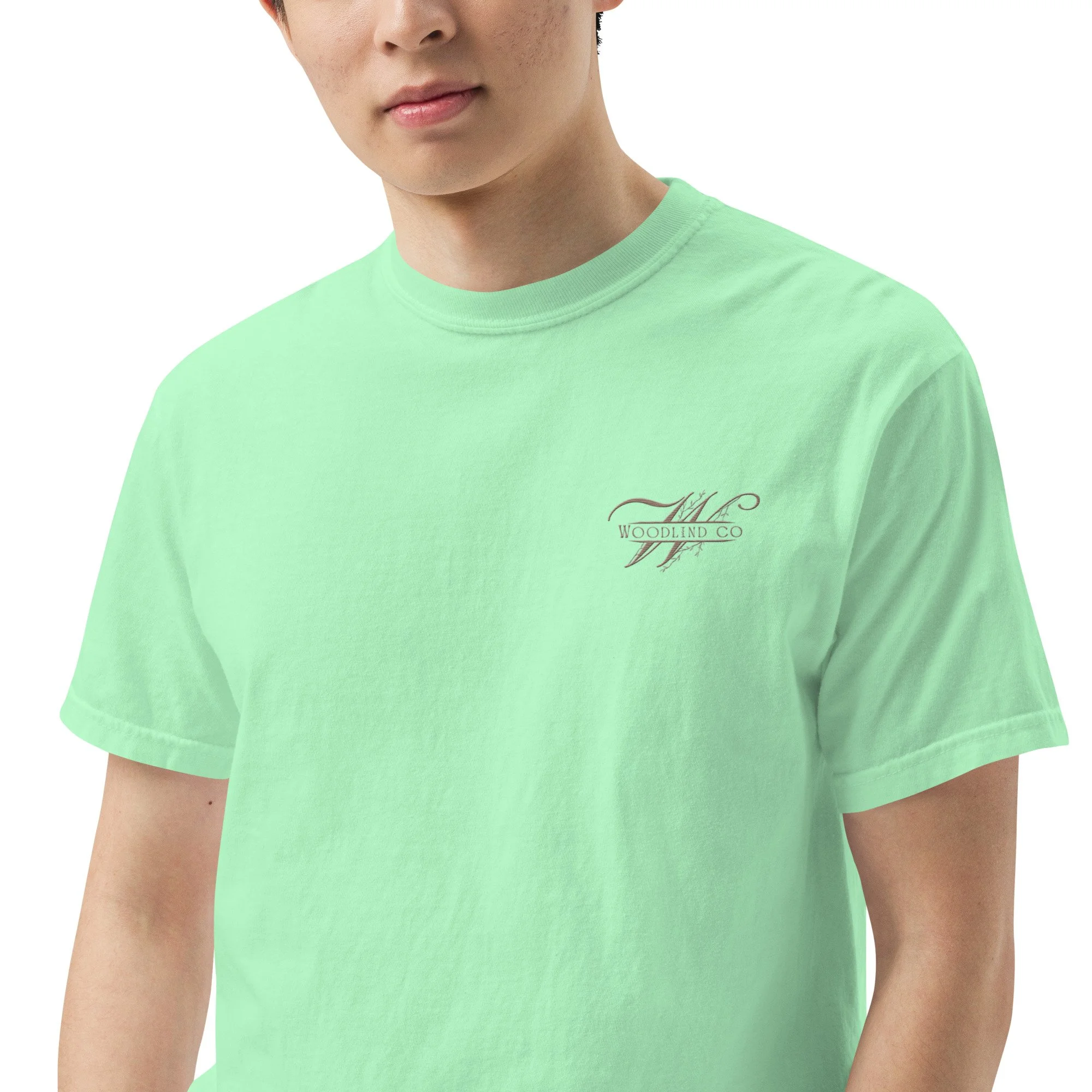 Woodlind x Comfort Colors Unisex Embroidered Heavyweight T-Shirt