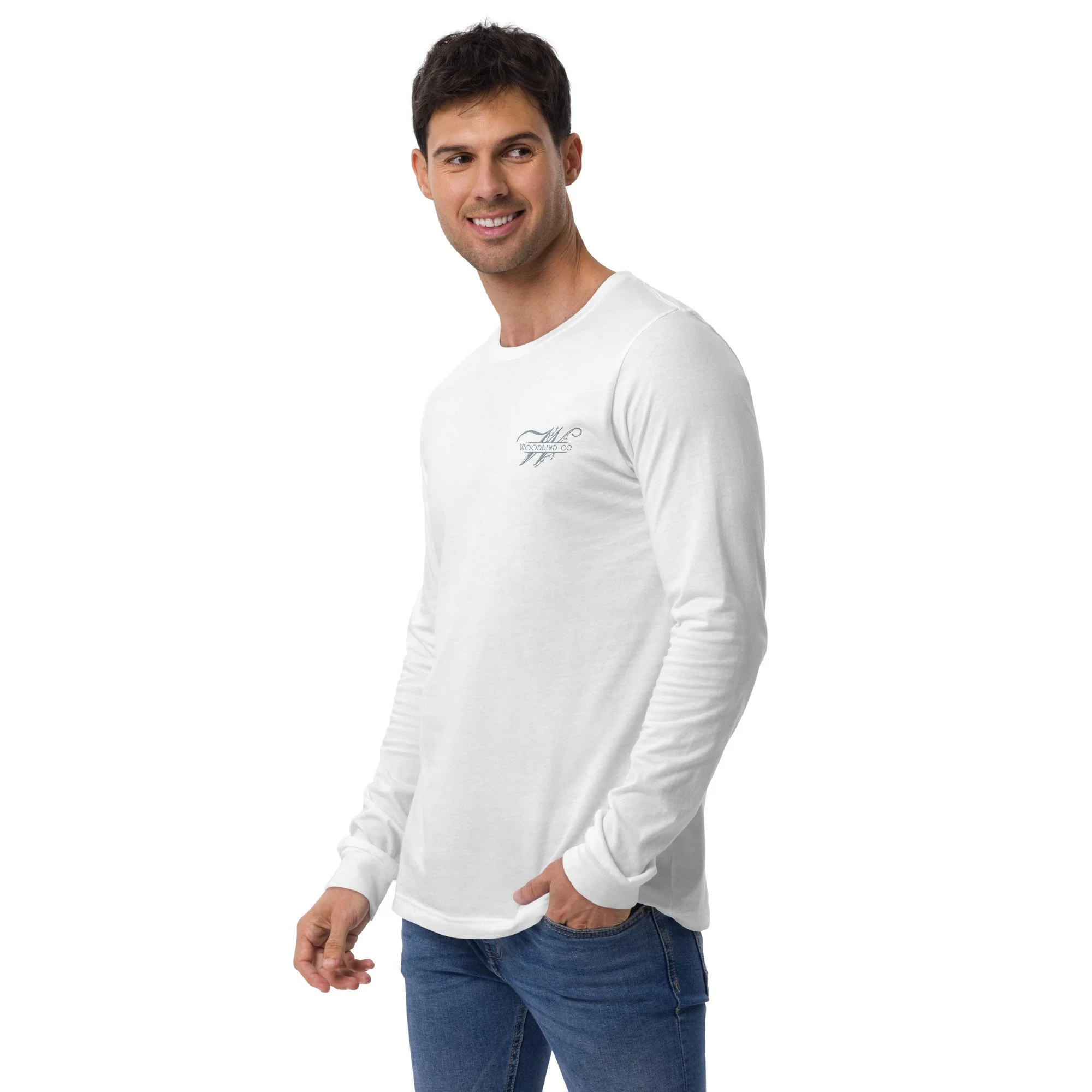 Woodlind Unisex Embroidered Long Sleeve Tee