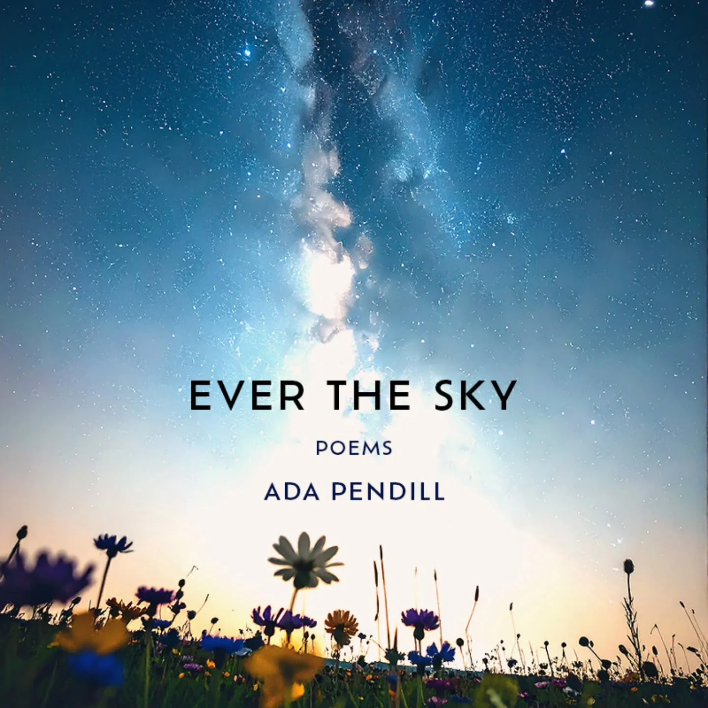 My first poetry chapbook is available for advanced purchase and will be released in November. 
 https://www.finishinglinepress.com/product/ever-the-sky-by-ada-pendill/