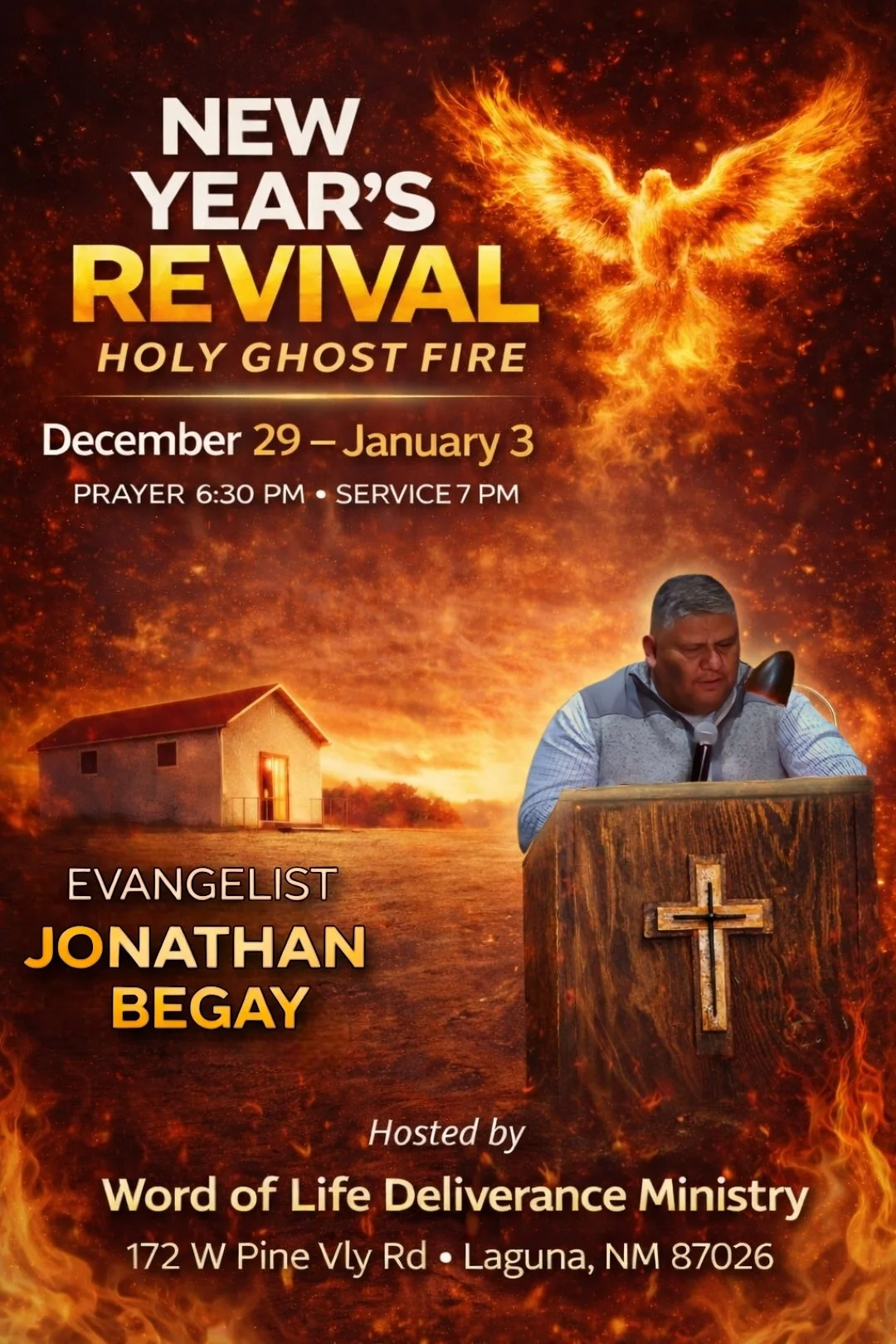 🔥 NEW YEAR’S REVIVAL — HOLY GHOST FIRE IN TOHAJIILEE NM! 🔥