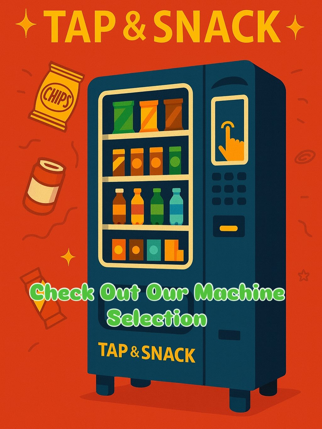 ✨Tap into convenience, snack with style!✨
Check out our full machine lineup&mdash;fresh drinks, tasty snacks, and zero hassle. 🚀
#TapAndSnack #SnackSmart #OnTheGo