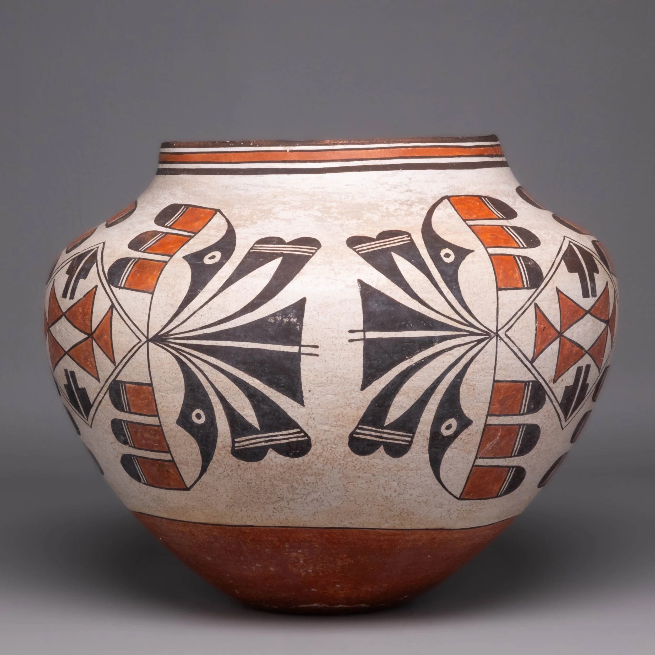 Lolita Concho (1914-2000) Polychrome Olla, Acoma Pueblo $2250