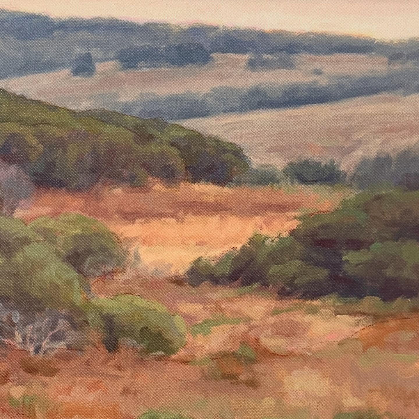 Belong to the Earth, oil on canvas, 43x43cm framed. Available