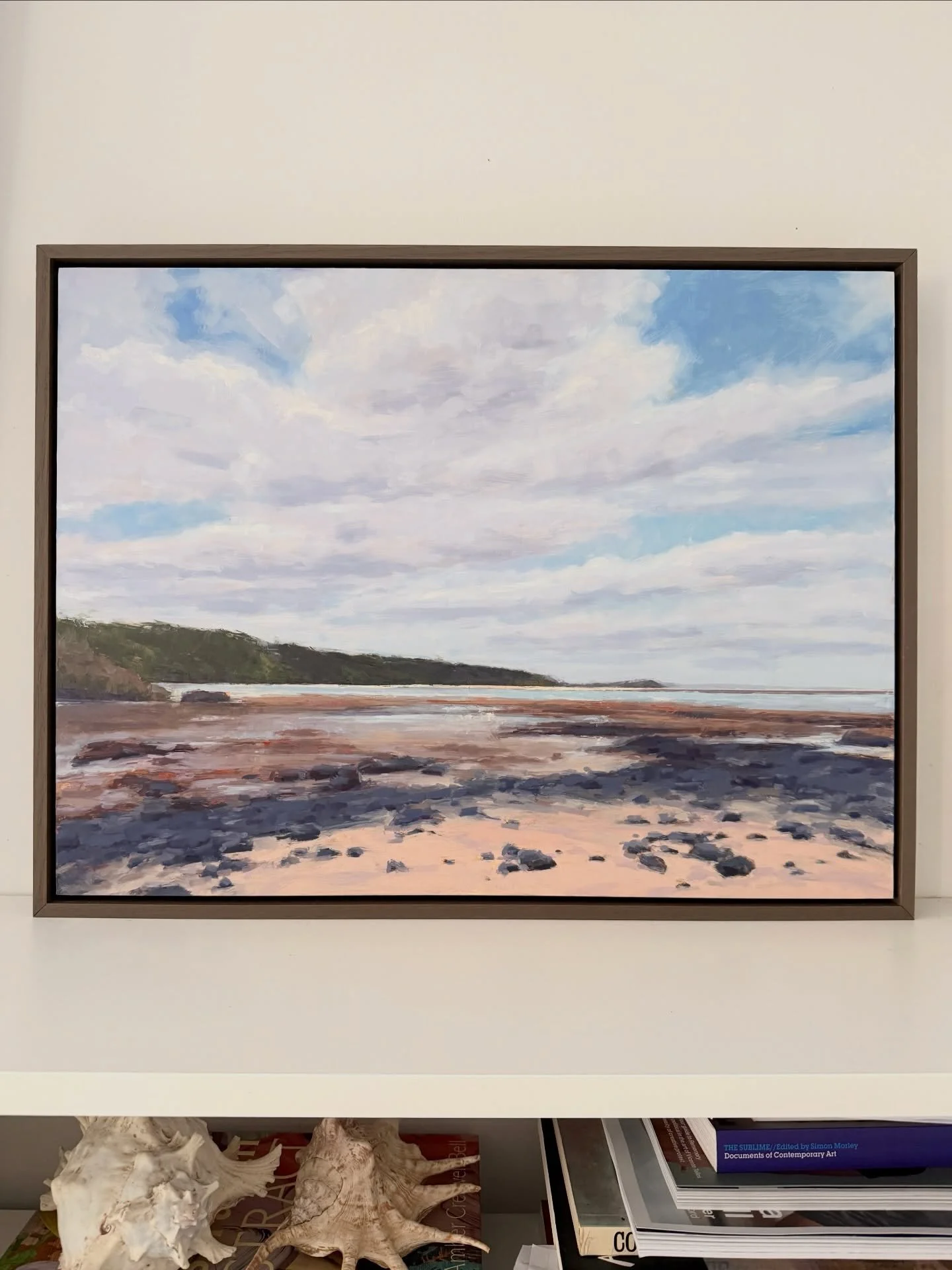 Here&rsquo;s the final. Oil on aluminium. I love this kind of composition, depth, perspective and a big sky.