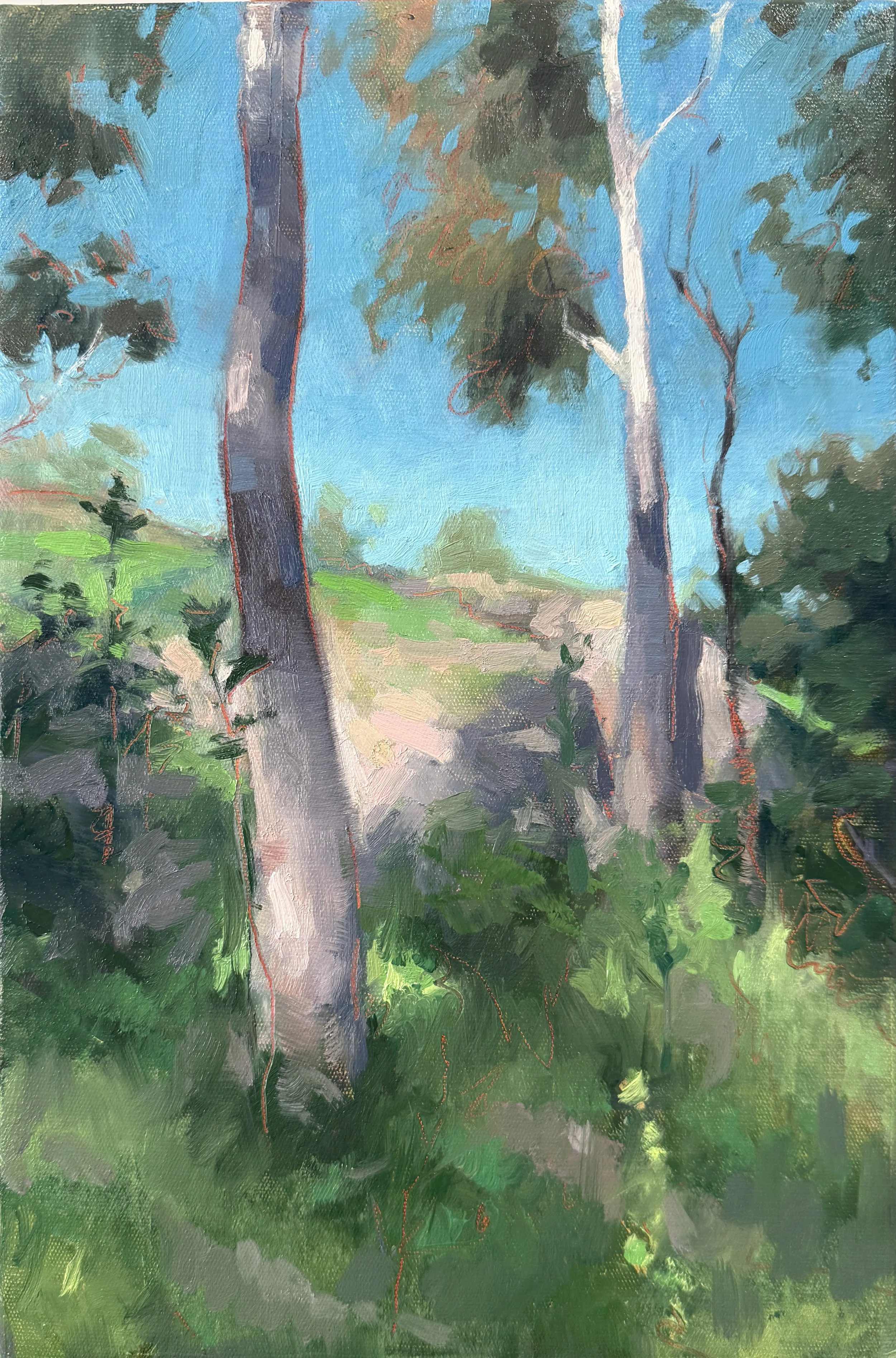 Fresh Air 2026, ol on canvas, 20x30cm