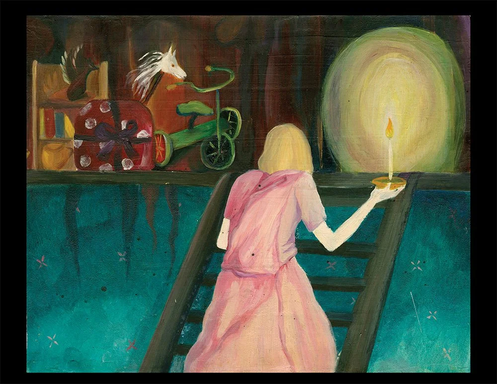 Painting 2. Portals to the Inner Light,  November 1984, Brasília, DF (Acrylic on canvas, 26 × 20 cm)
