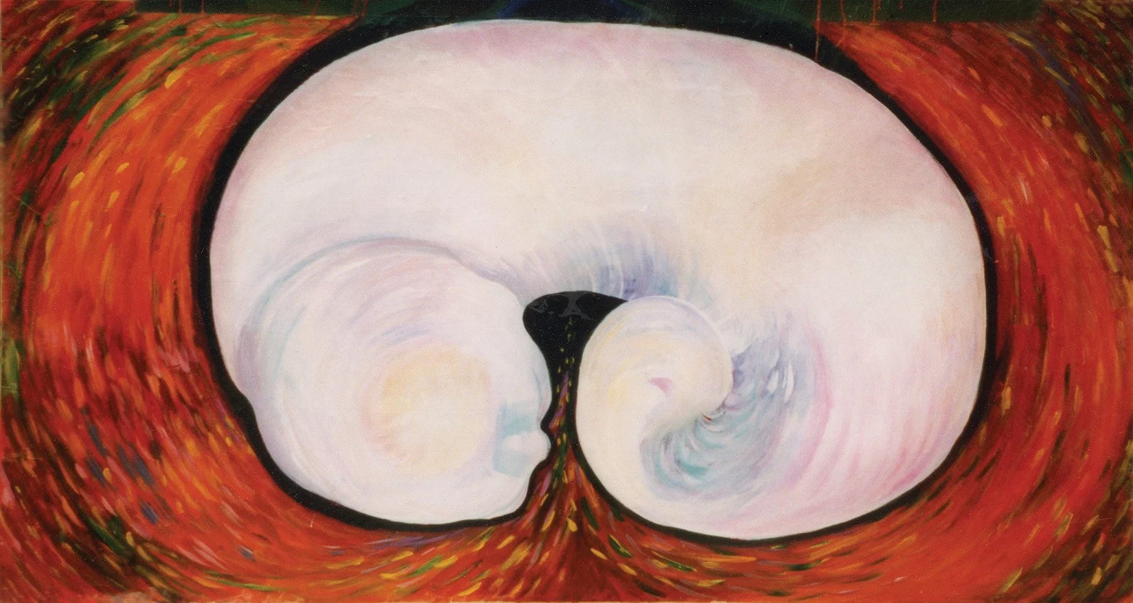 Painting 14B. Mother Earth Series, January–February 1989, Brasília, DF  (Acrylic on paper and canvas, 178 × 127 cm)