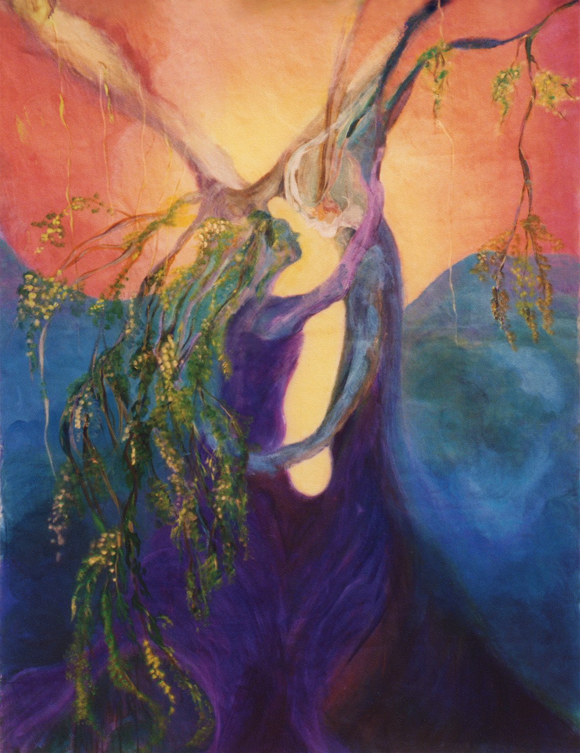 Painting 17. Divine Marriage, October–November 1990, Brasília, DF (Acrylic on paper, 127 × 178 cm)