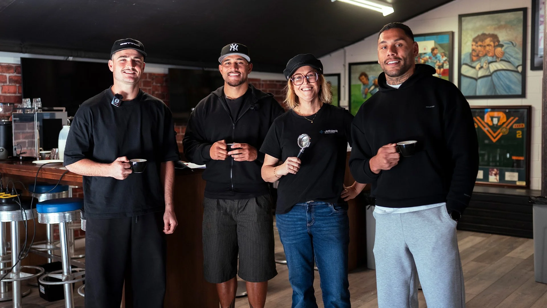 Brewing Success: NRL &amp; NRLW players take on barista training 