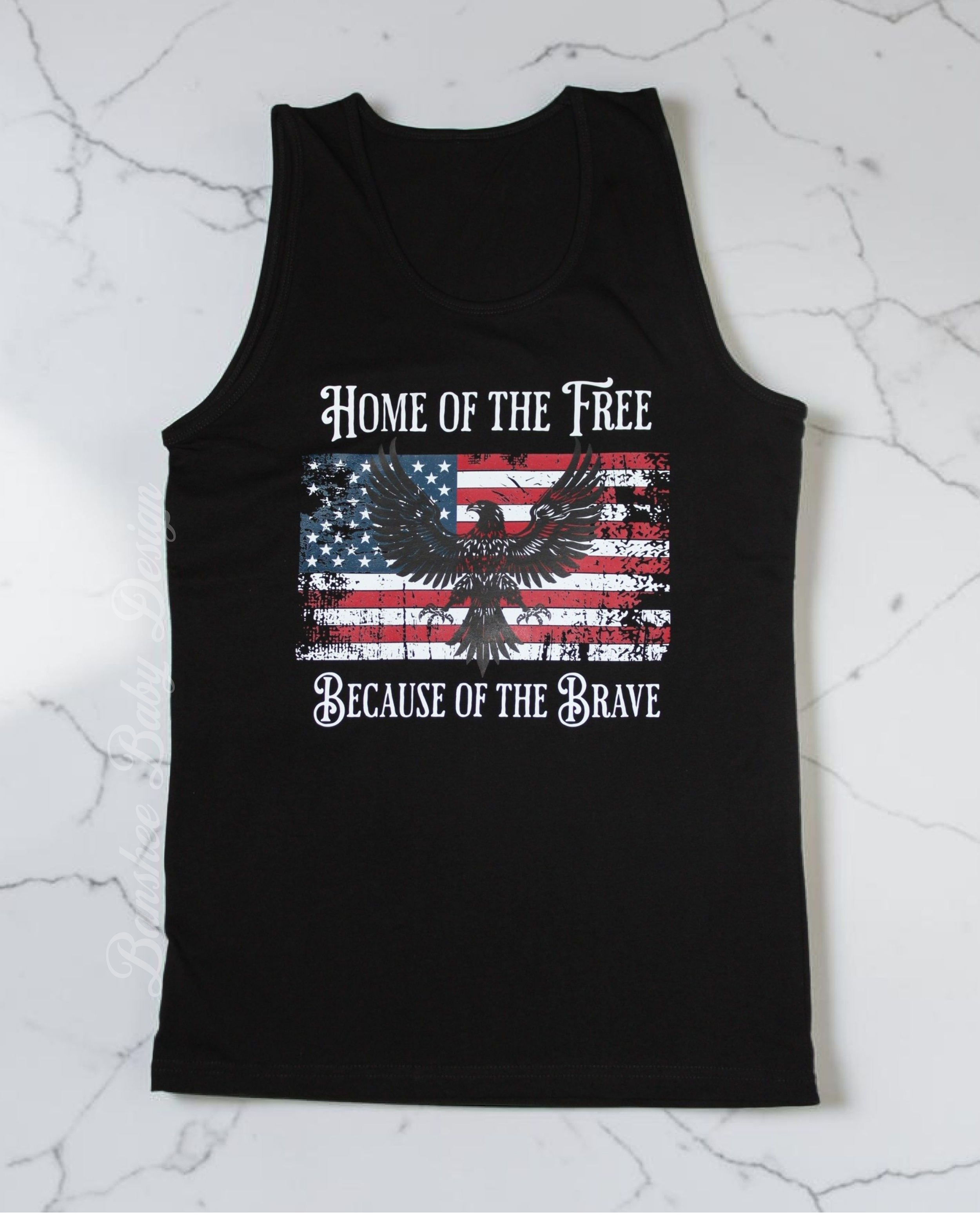 Home of the Free Men's Muscle Tank
