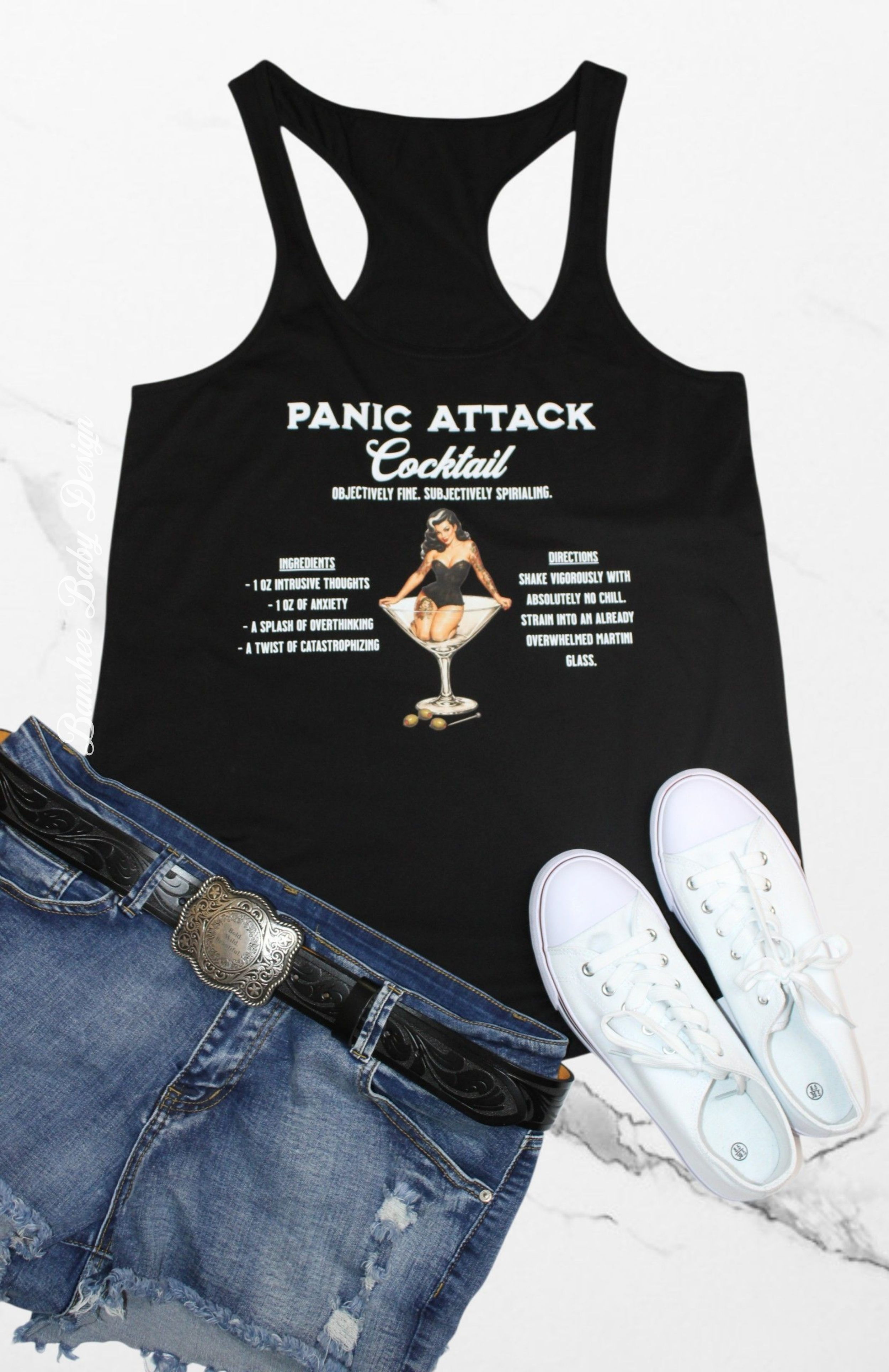 Panic Attack Cocktail Graphic Tank