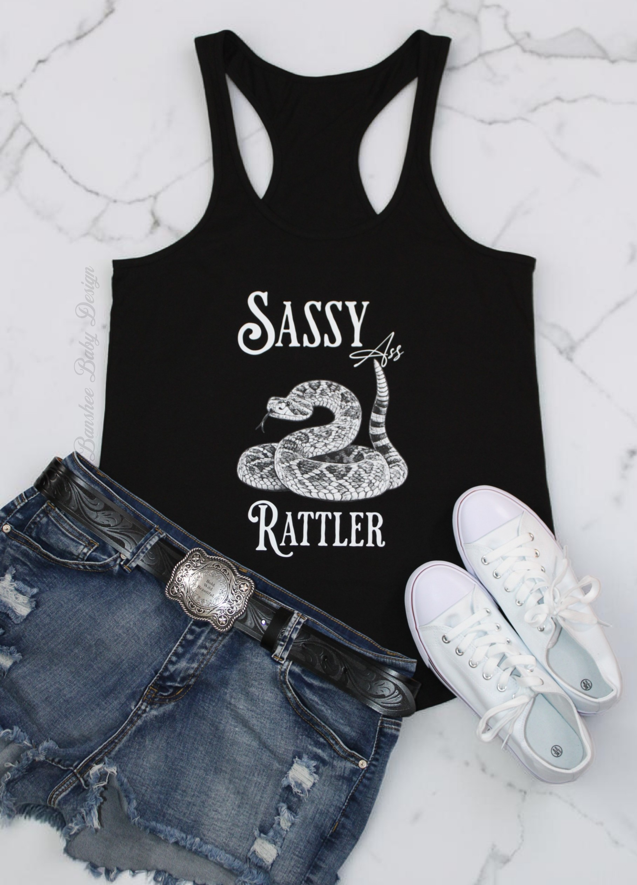 Sassy Ass Rattler Graphic Tank