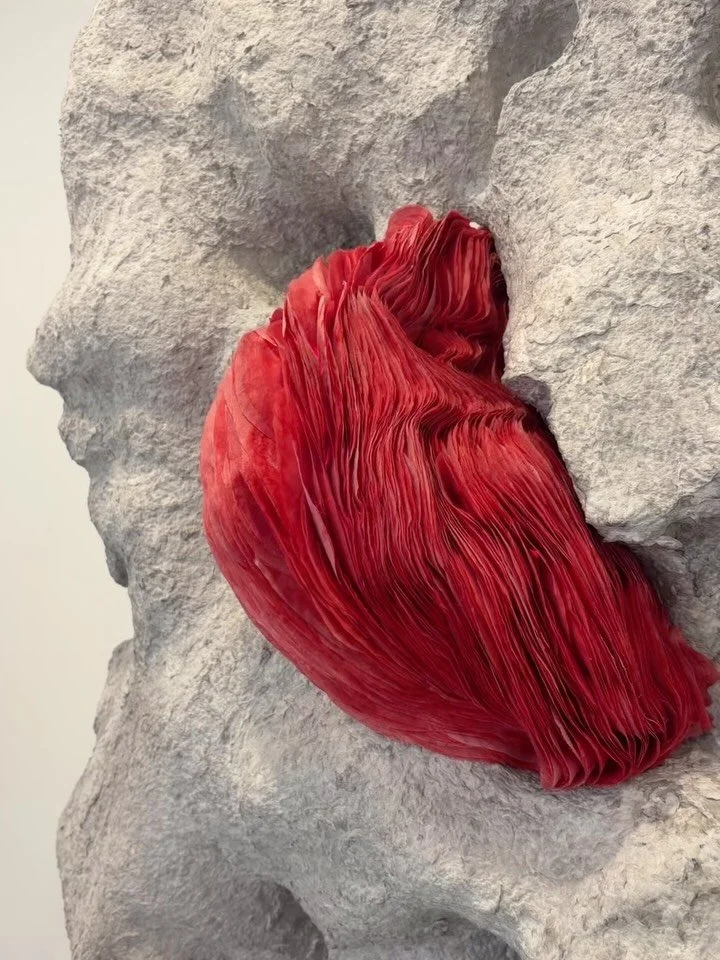 Xiaoxue Zhang, To install a heart in Taihu rock

&ldquo;To Install a Heart in Taihu Rock is an ongoing artistic project. Previous iterations involved attaching hearts to actual Taihu rocks. In this new version, the artist uses xuan paper to take rubb