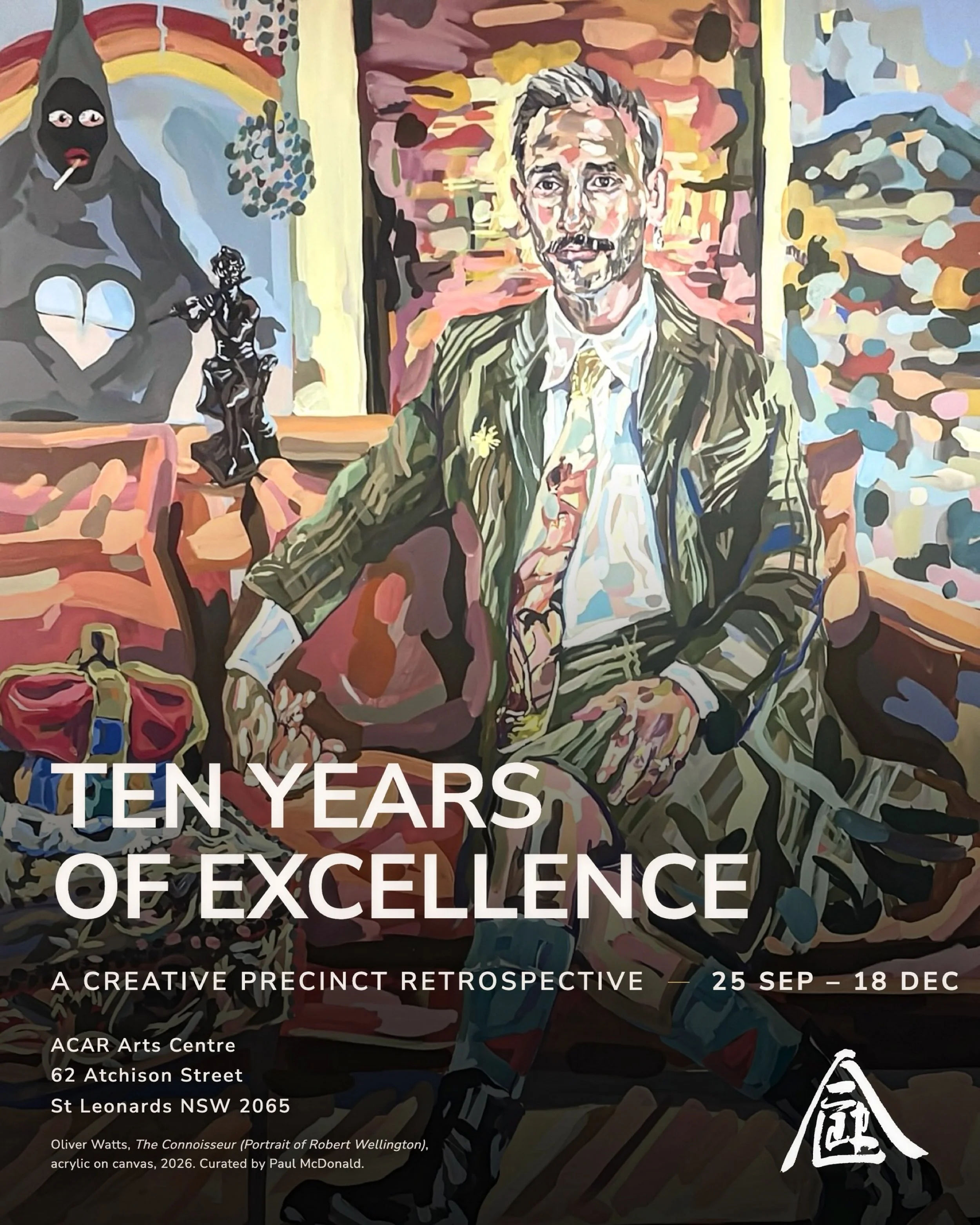 TEN YEARS OF EXCELLENCE: A Creative Precinct Retrospective

Celebrating ten years of artistic practice, cultural exchange and creative excellence within the Creative Precinct. As ACAR looks toward its next chapter, this exhibition pauses to honour th