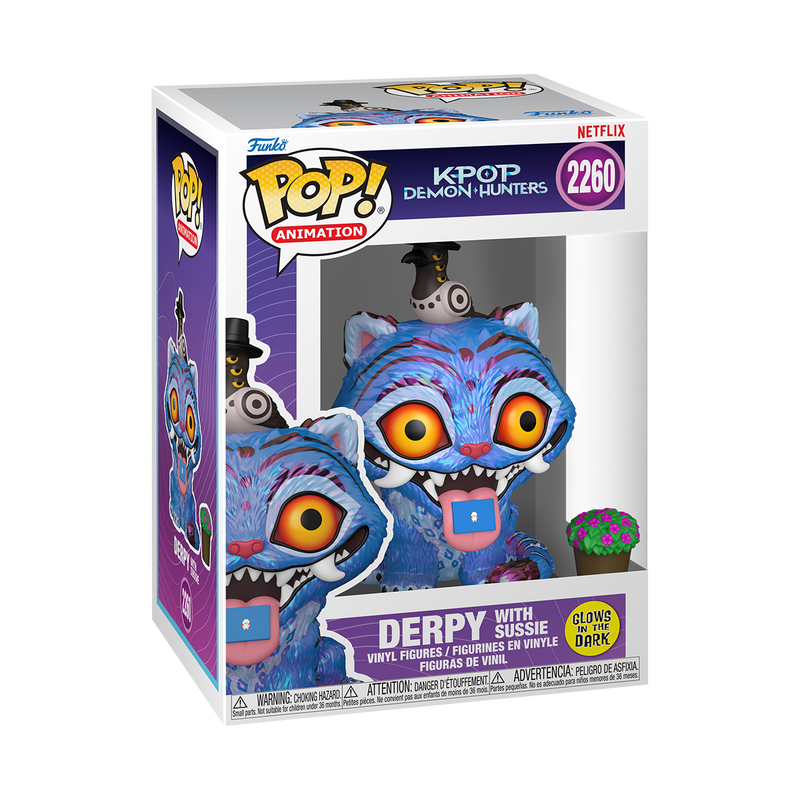 KPop Demon Hunters Derpy with Sussie Glow-in-the-Dark Funko Pop! Vinyl Figure #2260