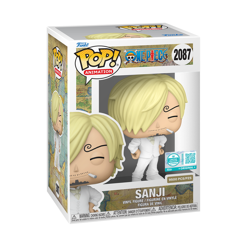 One Piece Sanji Funko Pop! Vinyl Figure #2087 (LE 9,500) (Funko Supreme Edition) (EB Games Exclusive)