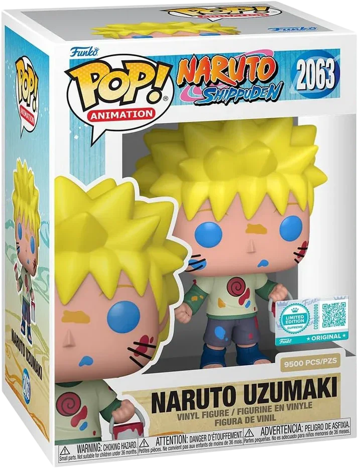 Naruto Shippuden - Naruto Uzumaki Funko Pop! Vinyl Figure #2063 (Funko Supreme Edition) (Amazon Exclusive)