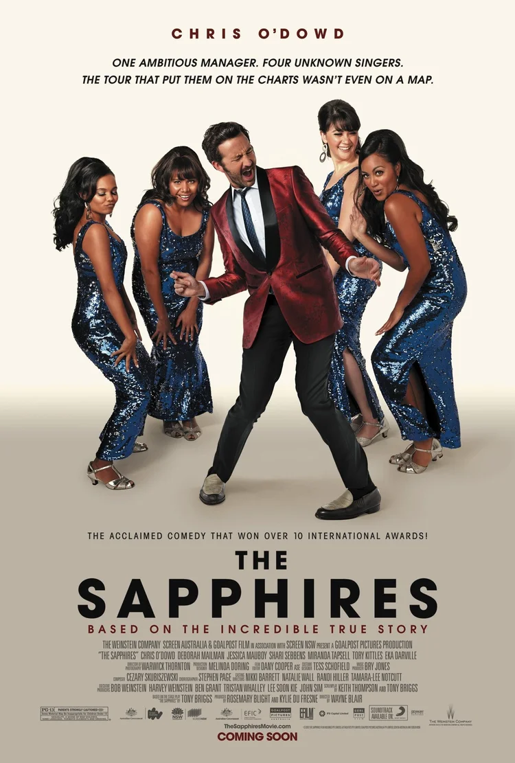 The Sapphires film artwork, a production cast by Natalie Wall, featured in her Sydney casting workshop at The Actors Workout