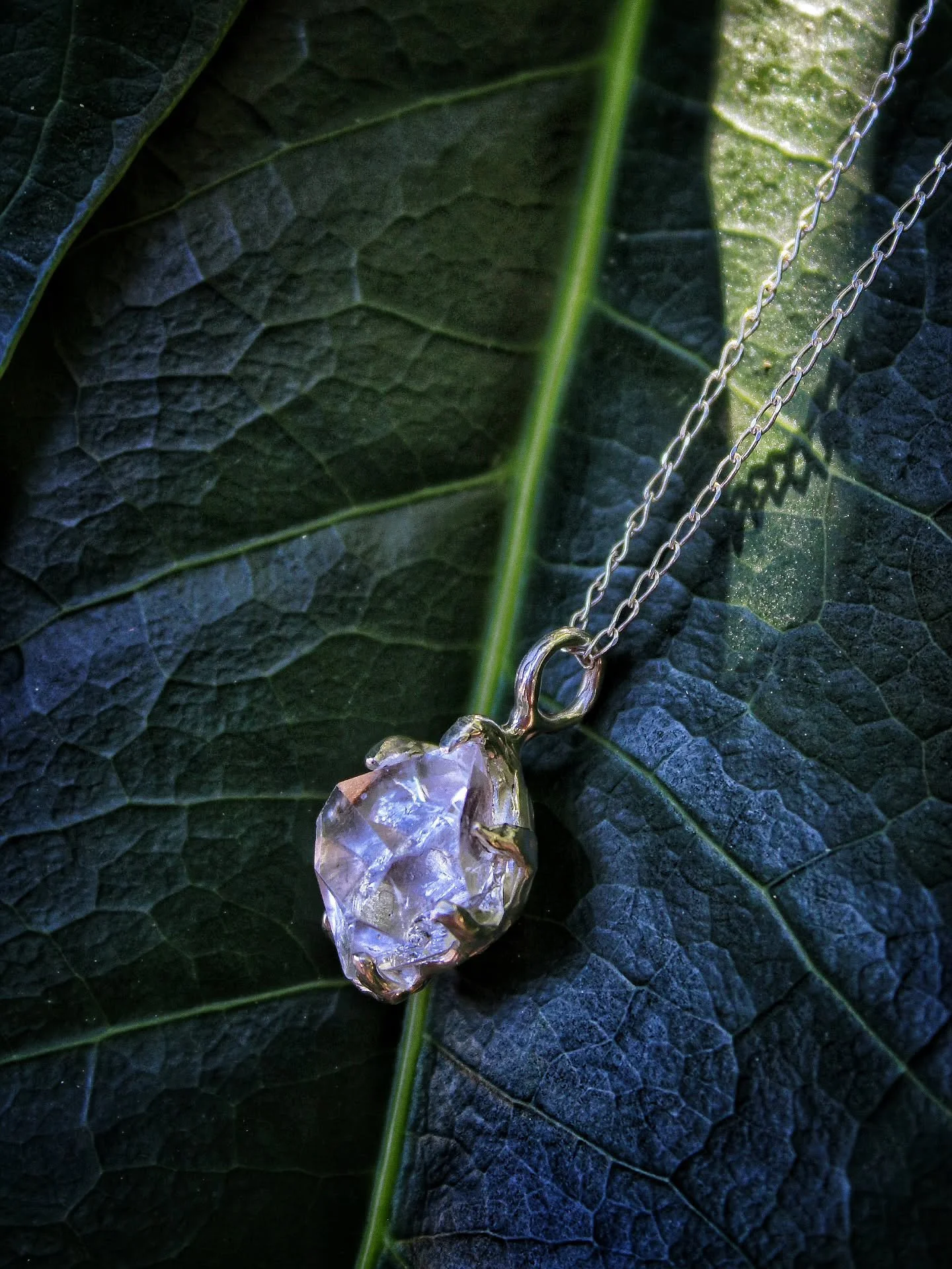 A little drop of pure light ✨

This Herkimer Diamond pendant is pure clarity and high vibration; set in solid sterling silver and left in its natural form.

Known as the attunement stone, Herkimers amplify energy, deepen intuition, and help you align
