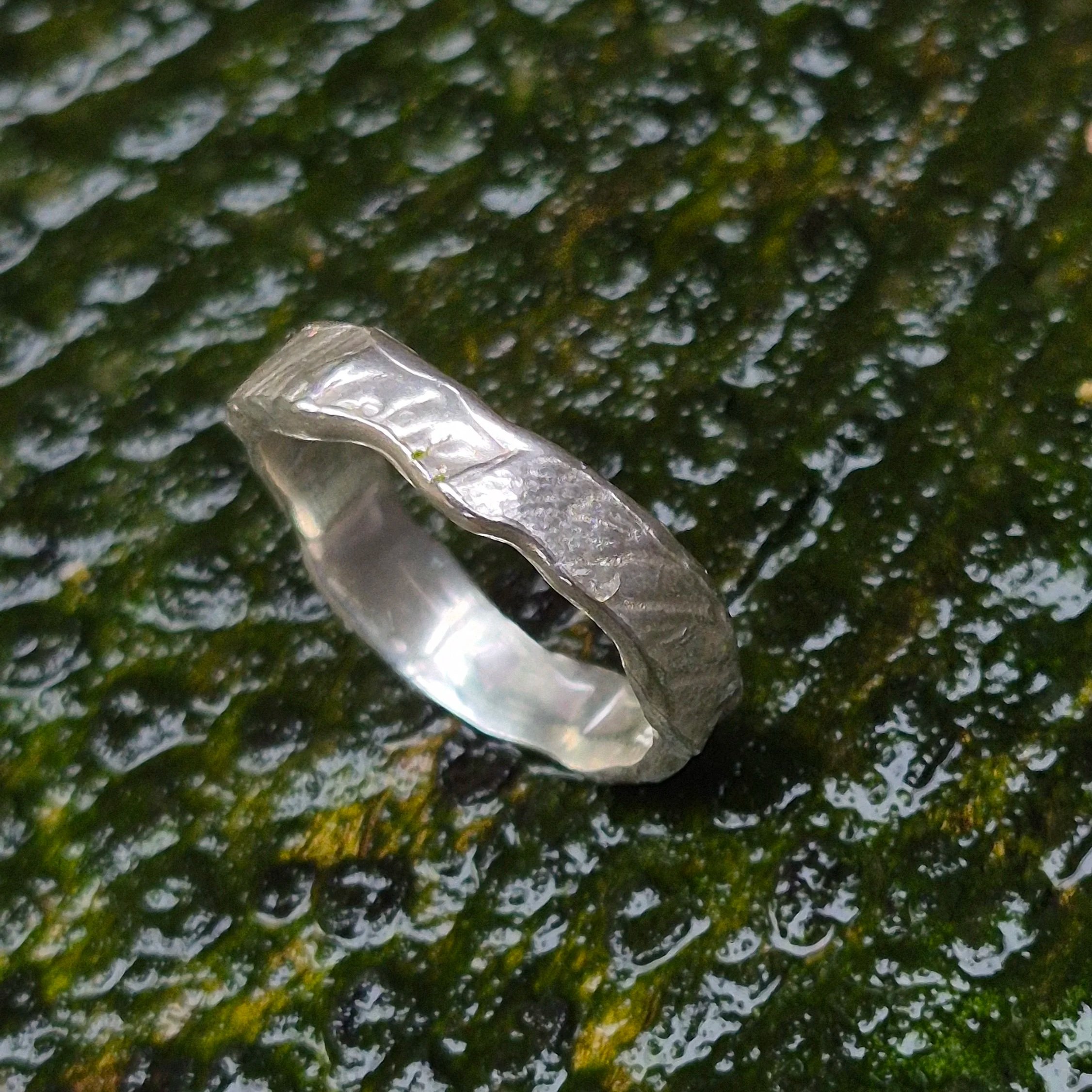 Kissed by a Rose Ring in Sterling Silver - Size L - Ready to Ship