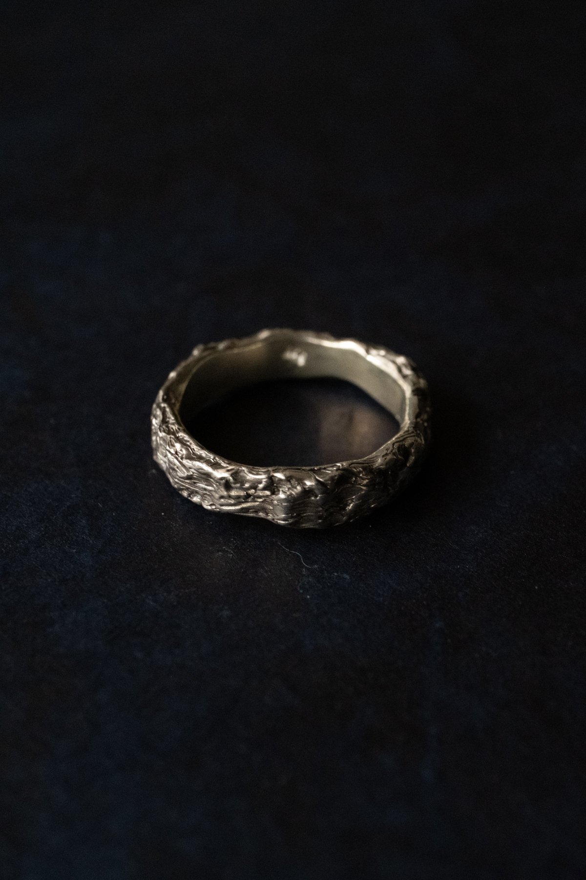 Tree Spirit Ring in Sterling Silver (Chunky) - Size S 1/2 - Ready to Ship