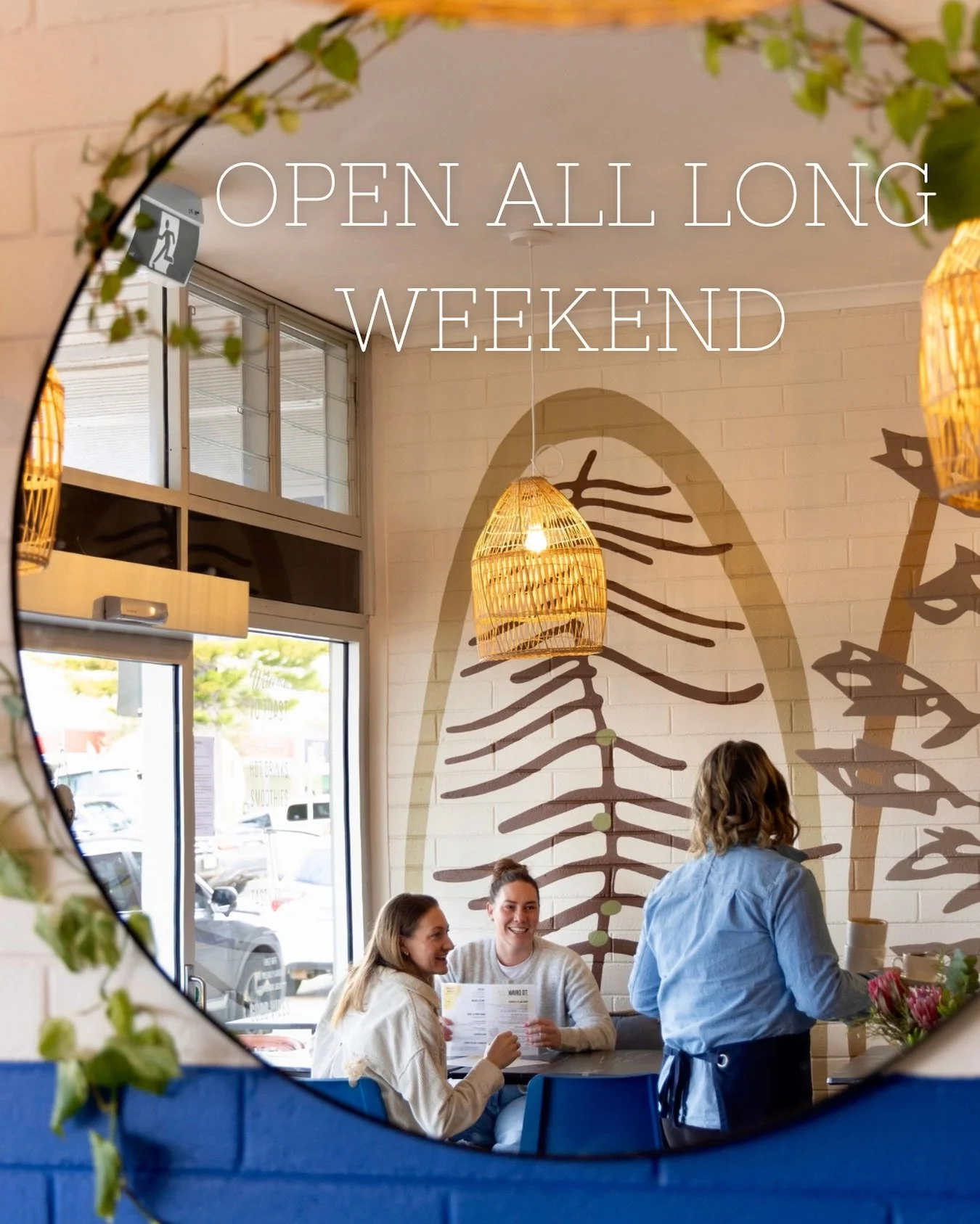 Eden, we&rsquo;ve got you this long weekend ✨
Open 8&ndash;2 all three days, Sat, Sun + Mon ☕