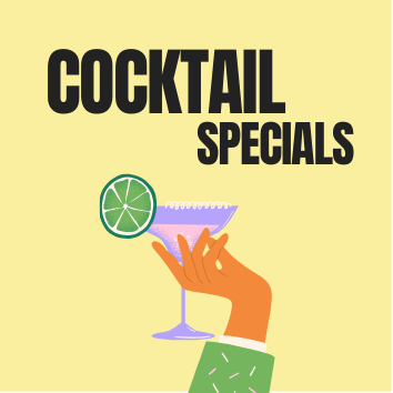 Summer cocktails from 10am