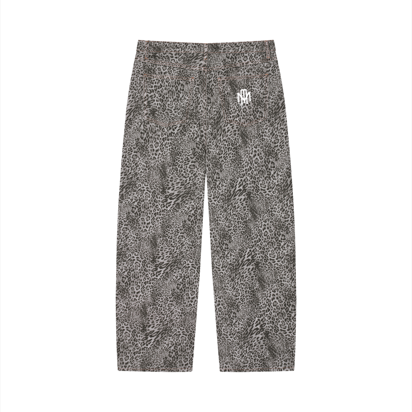Leopard jeans