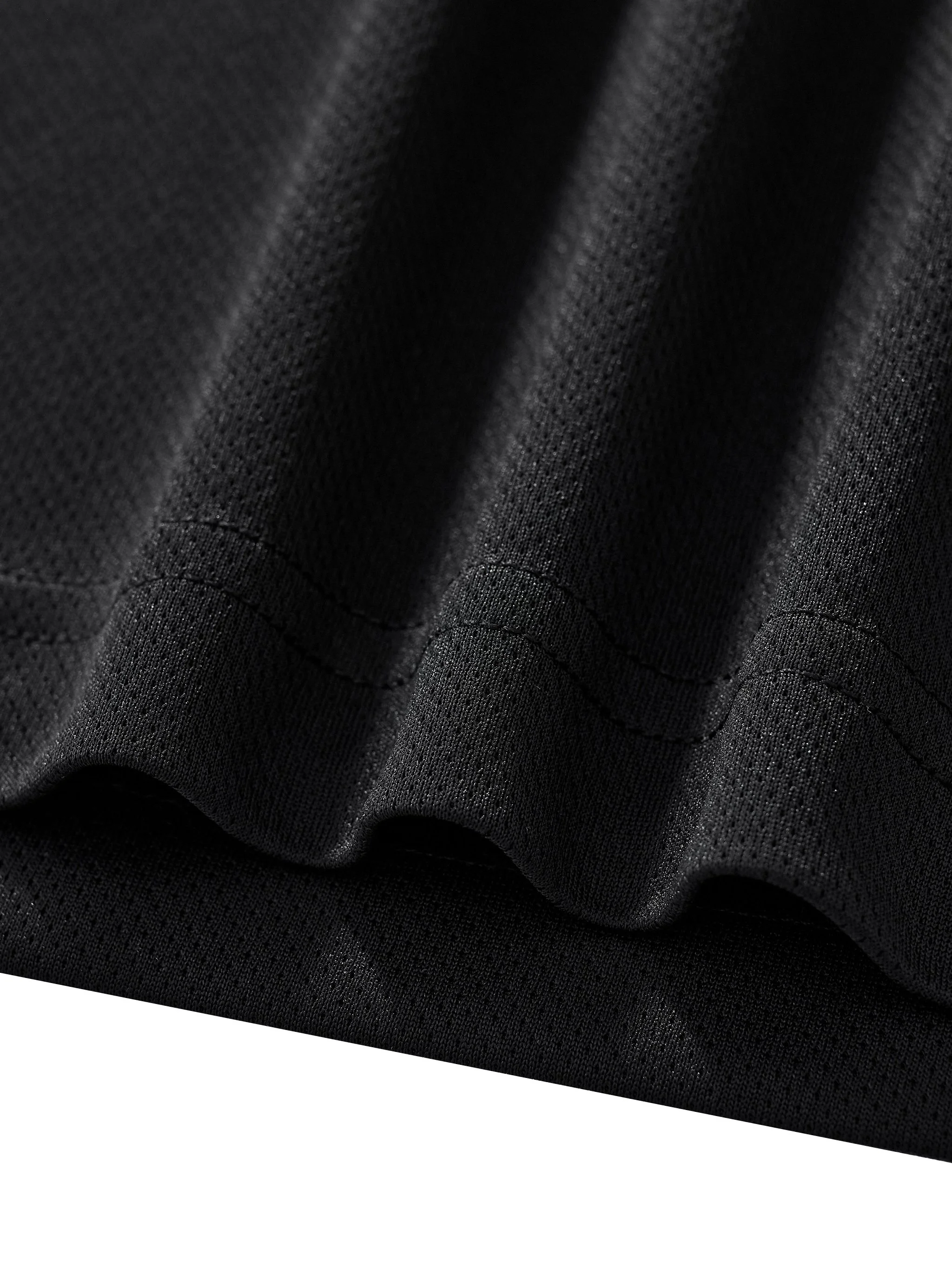 Unisex Lace Paneling V-Neck T-Shirt-gallery-15.png