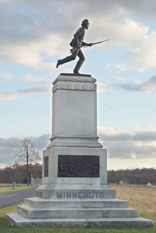 1st Minnesota monument, Gettysburg National Military Park.