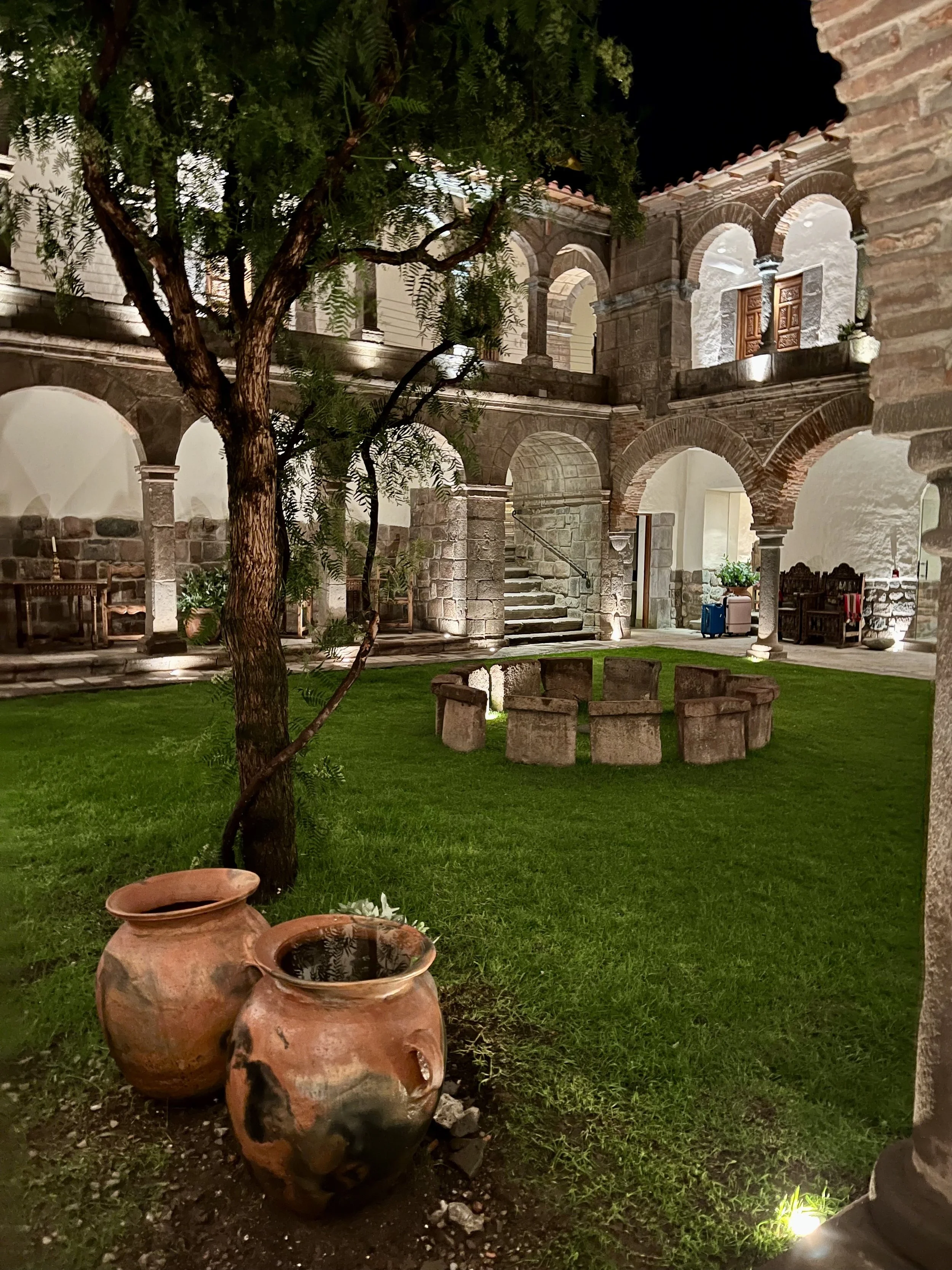 Courtyard of Inkaterra La Casona