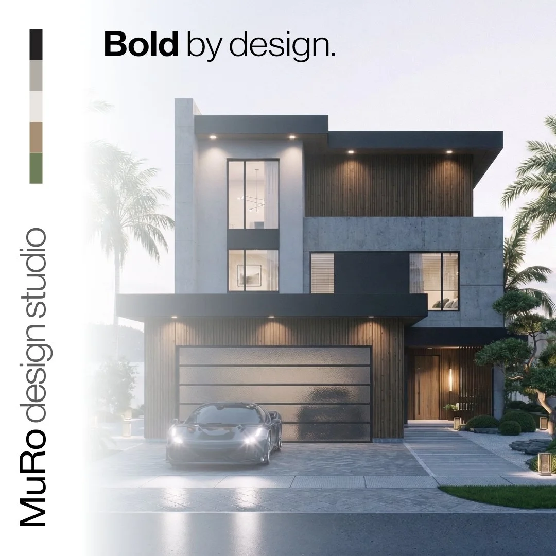 Bold design isn&rsquo;t about being loud.
It&rsquo;s about confidence in proportion, material, and form.

Strong lines. Warm textures. Thoughtful lighting.

Homes designed to make a statement &mdash; while still feeling calm, livable, and timeless.
#