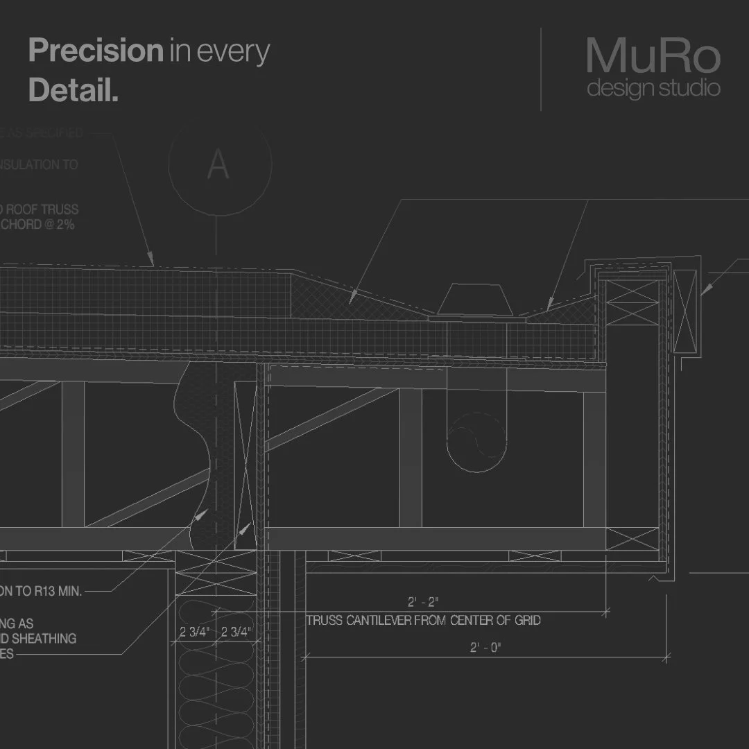 Great homes aren&rsquo;t defined only by their exterior.

They&rsquo;re defined by the details behind the walls &mdash; the connections, assemblies, and decisions that make a home perform, last, and build efficiently.

At MuRo, design doesn&rsquo;t s