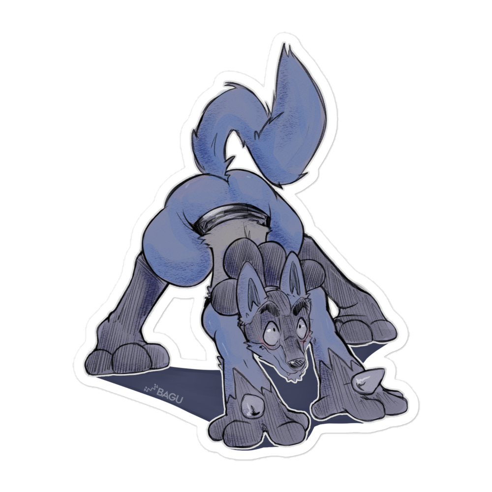 Lucario - Pose 1 Sticker