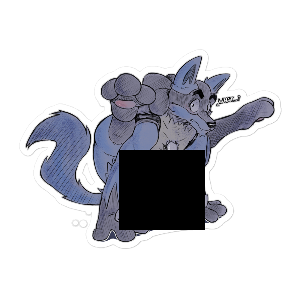 Lucario - Pose 2 Sticker